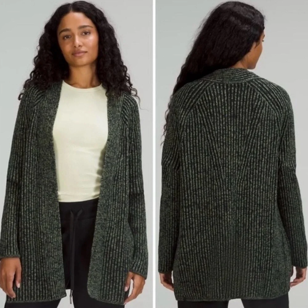 Lululemon Cotton-Cashmere Blend Sweater Wrap NWT